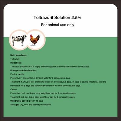 Toltratsuriililiuos 2,5 prosenttia